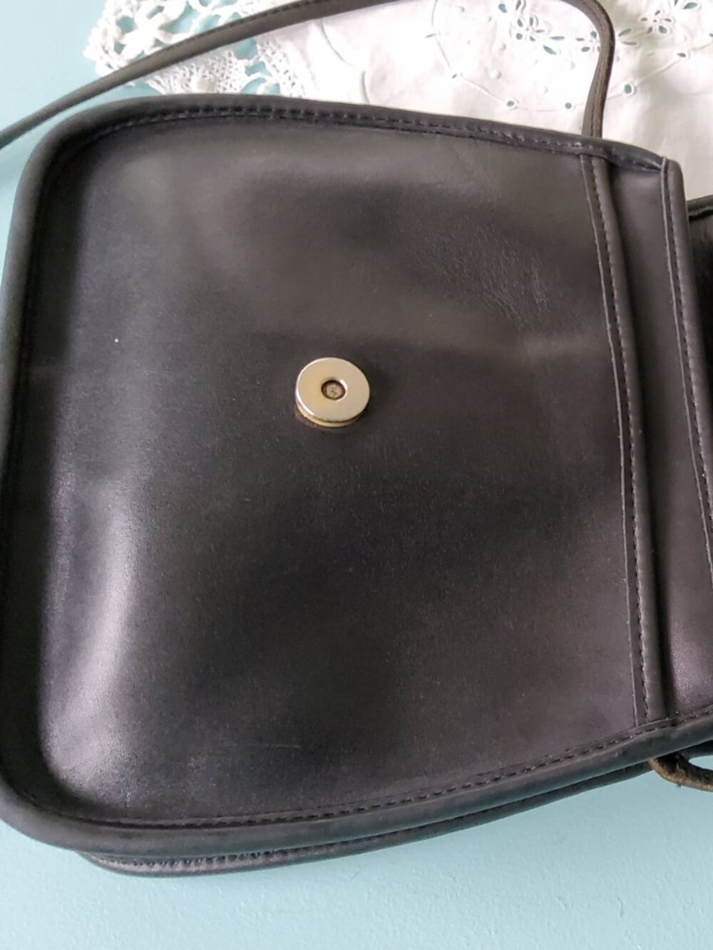 Vintage Coach Lindsay Crossbody Bag in Black 9888 with Hangtag - Picture 4 of 8